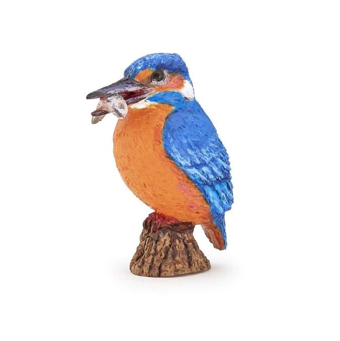 Figura Coleccionable Pájaro Martin Pintada A Mano