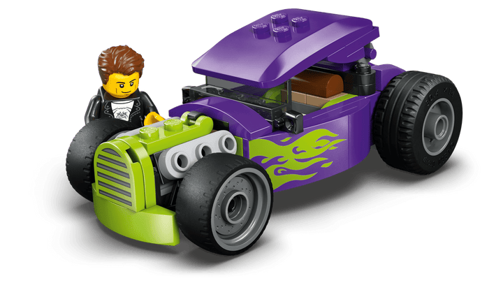 Juego De Construcción City Hot Rod 81 Piezas Para Niños