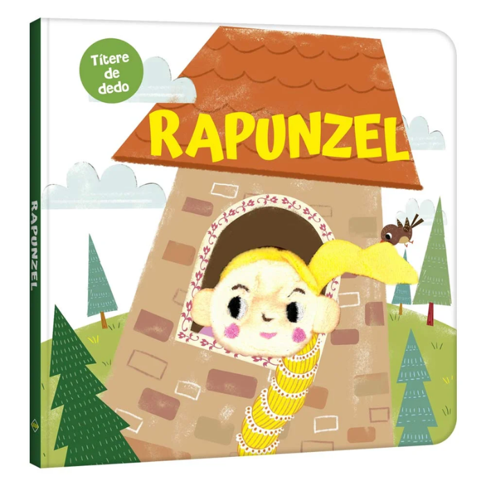 Libro Interactivo Rapunzel Dedo Títere Niños