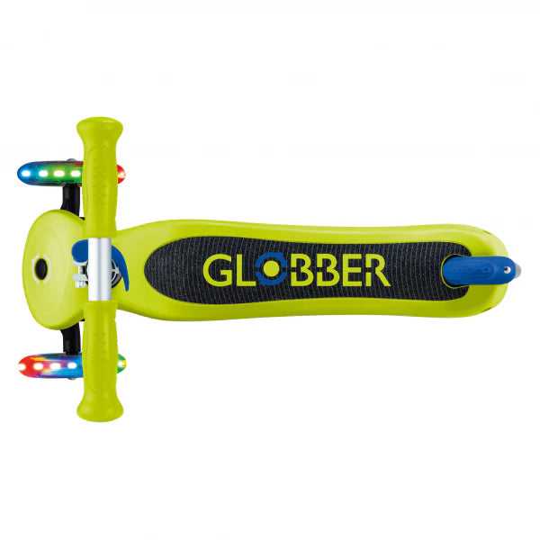 Patineta Primo Lights verde Luces Led Para Niños