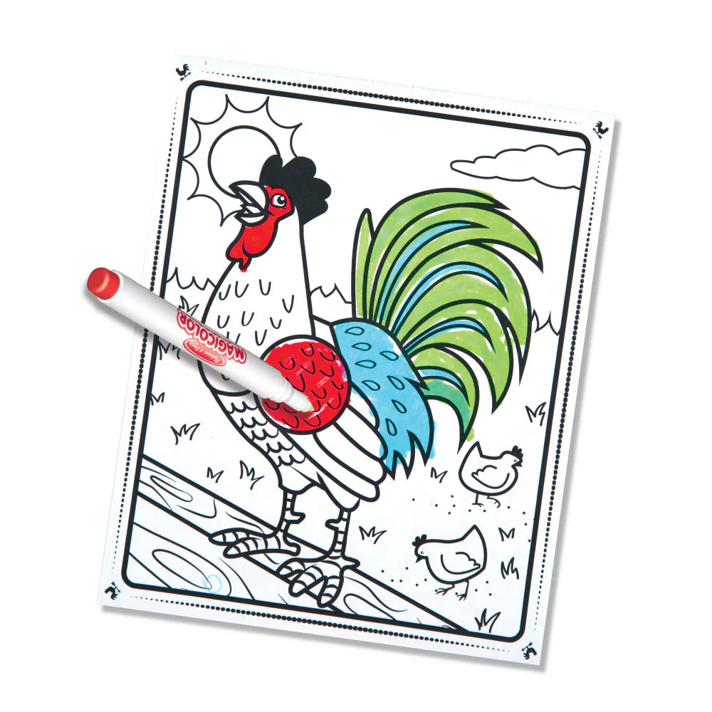 Libro Magicolor Animales De Granja Para Niños