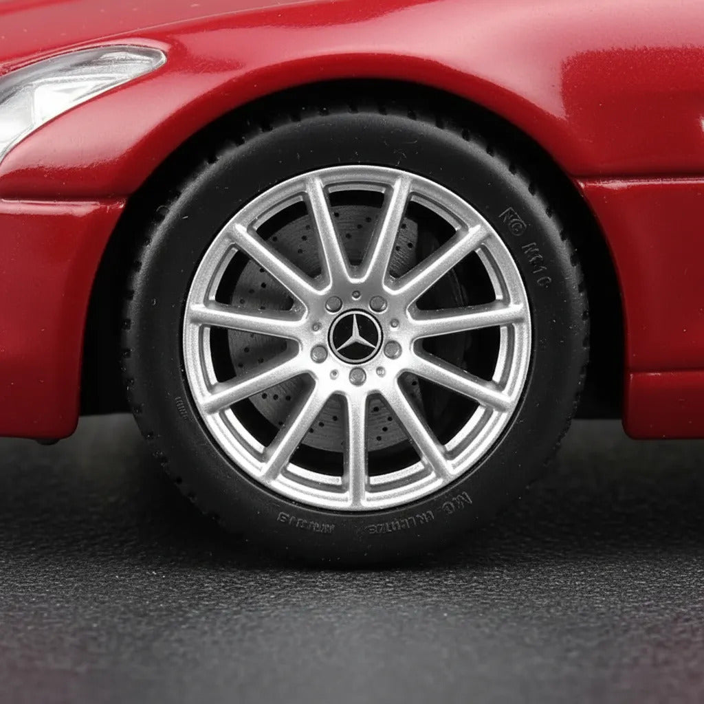 Carro Coleccionable A Escala 1/36 Mercedes Benz Sls Amg Rojo