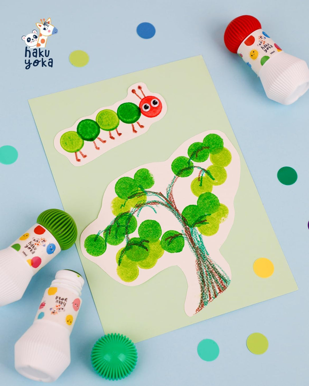 Marcadores Lavables De Puntos Para Niños