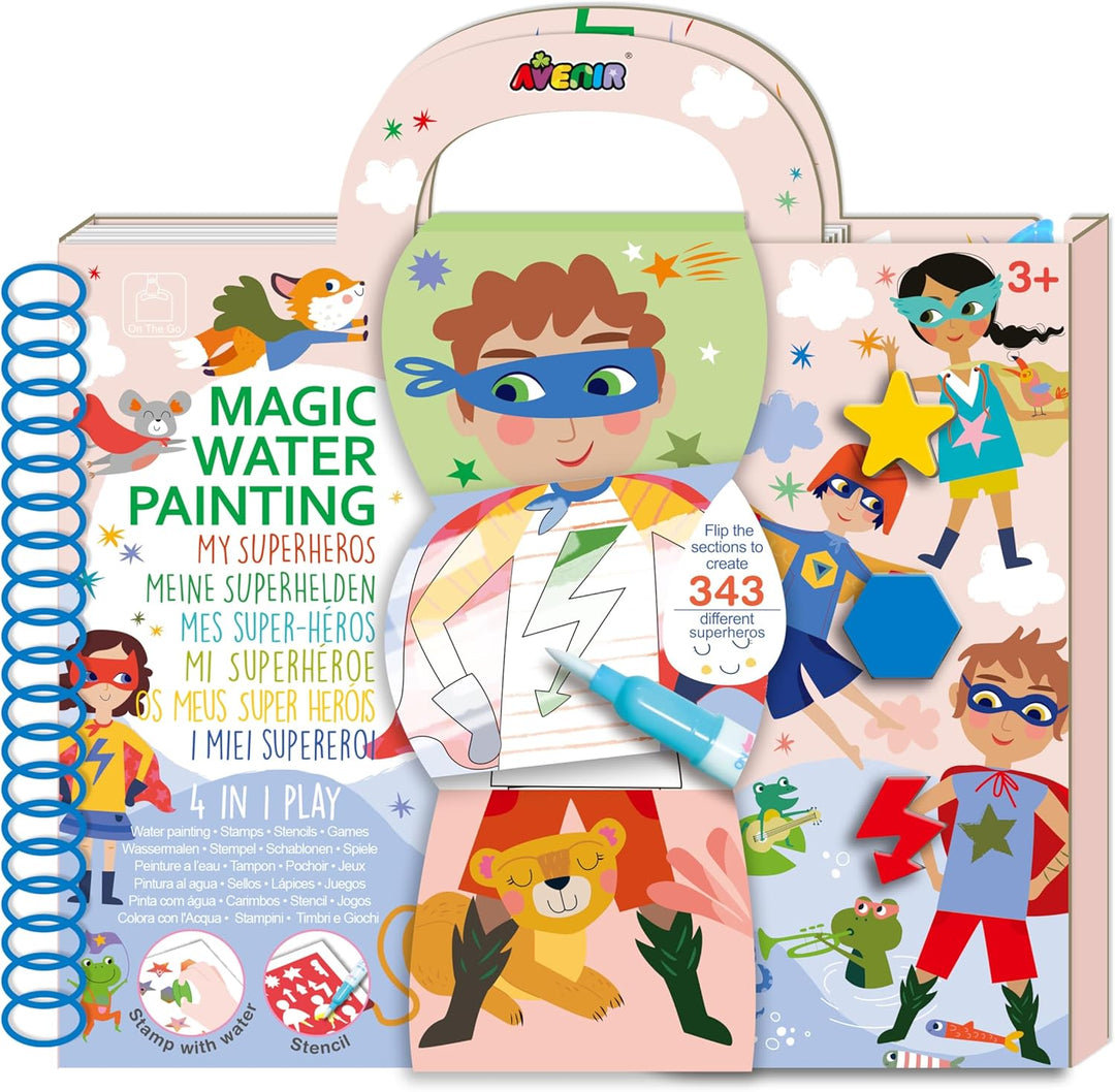 Libro De Pintura Mágica Con Agua Para Niños