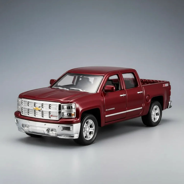 Carros Coleccionable 1:36 Chevrolet Silverado 1500 Rojo