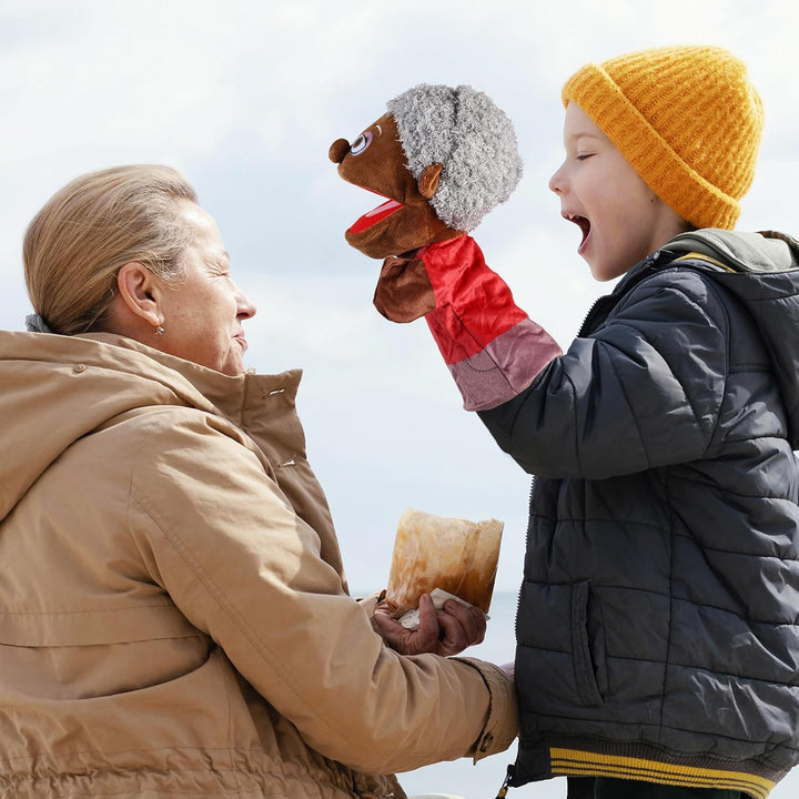 Juguete Didáctico Títere Marioneta Abuela Para Niños