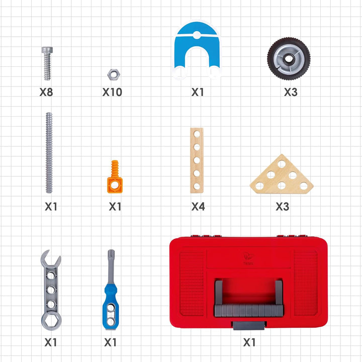 Set De Motricidad Construcción De Motocicleta Niños