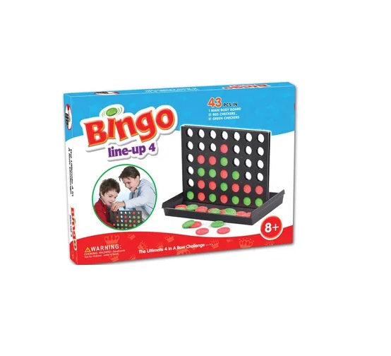 Juego De Mesa Bingo Line Up 4 Para Niños