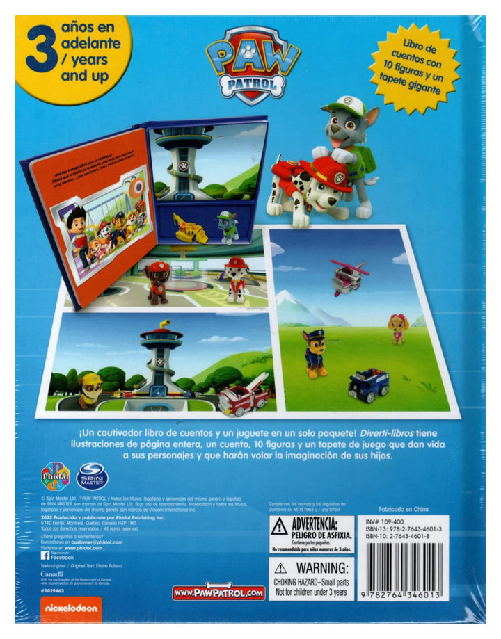 Libro Infantil Paw Patrol Con Figuras Niños