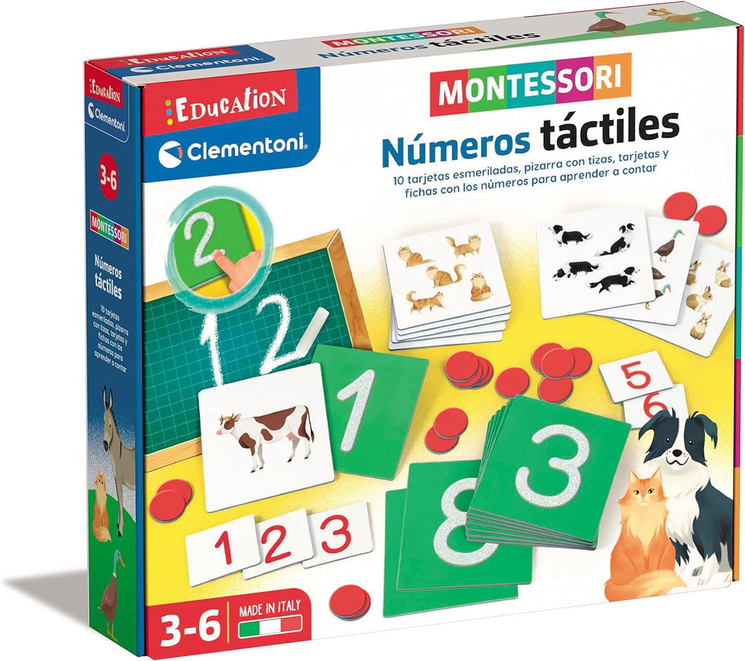 Juego Didáctico Números Táctiles Para Niños