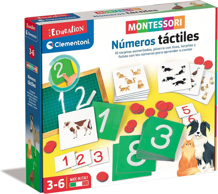 Juego Didáctico Números Táctiles Para Niños
