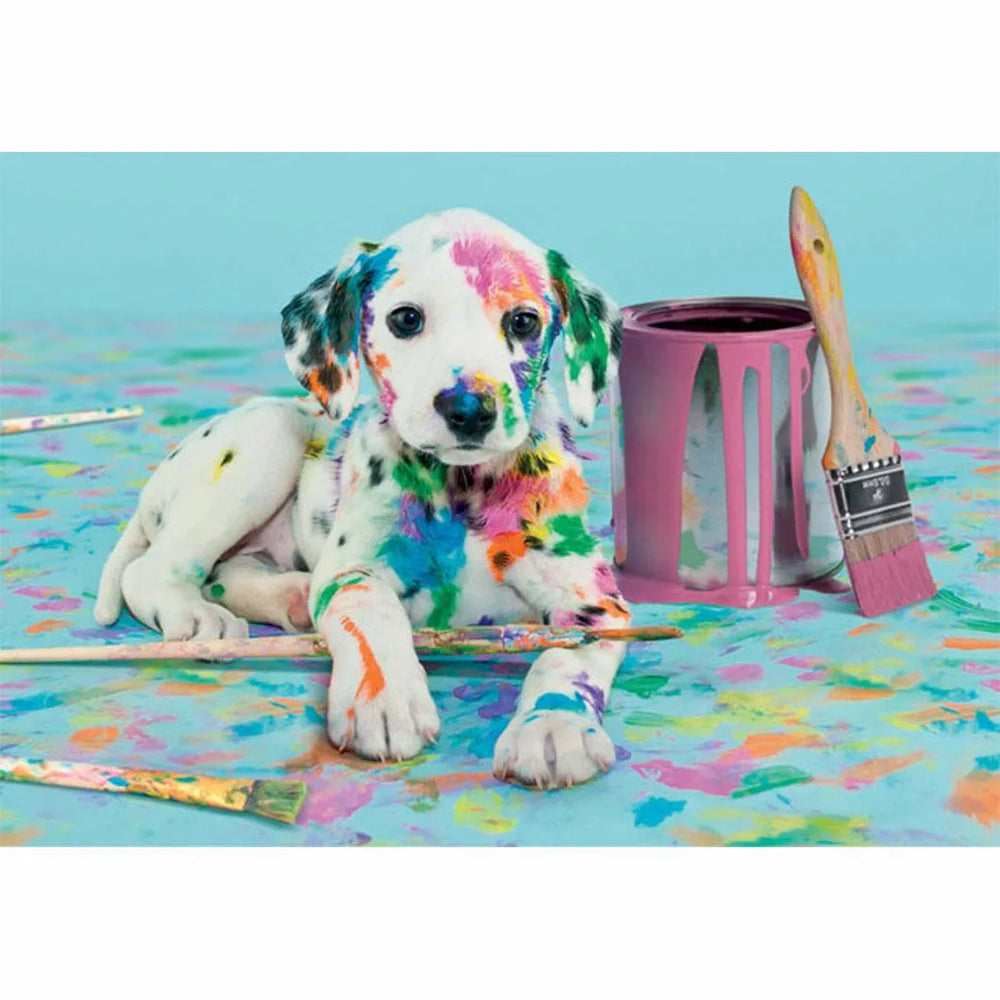 Rompecabezas 500 Piezas Cachorro Pintado Clementoni