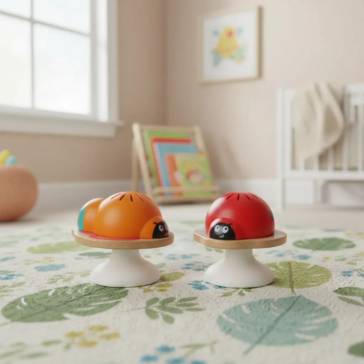 Set Sonajeros Hape En Madera Para Bebés