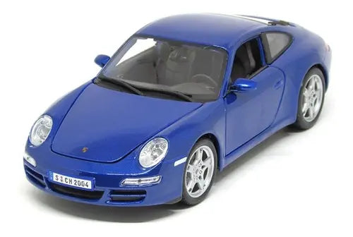 Carro Coleccionable 1/36 Porshe 911 Carrera 4s Azul