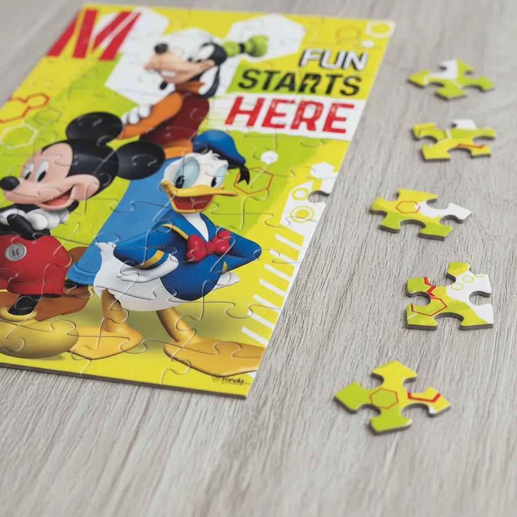 Rompecabezas Mickey Mouse 50 Pieza Para Niños