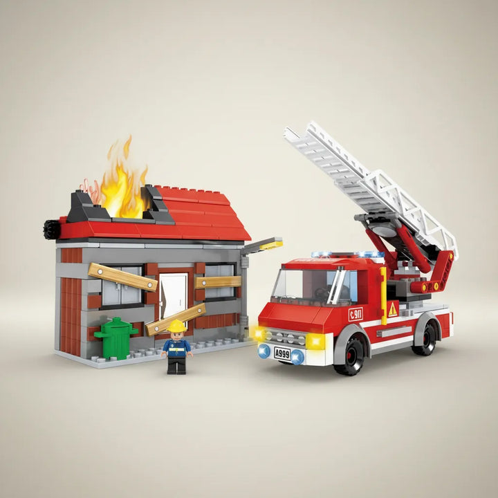 Juego De Construccion Tipo Lego Bomberos