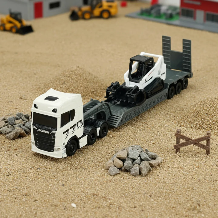 Camión a escala plataforma Scania 770s
