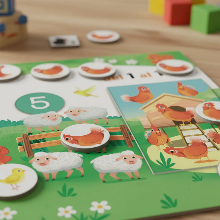 Juego Didactico Números Del 1 Al 10 Para Niños