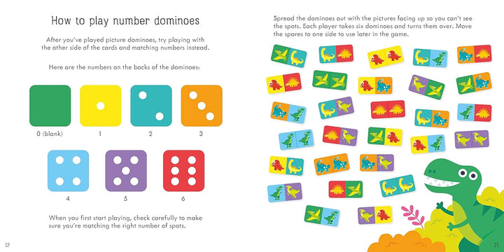 Juego Didáctico Dominó Dinosaurio Para Niños