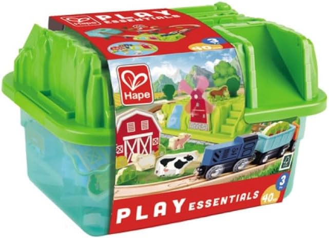 Set Didáctico De Tren De Granja Hape Para Niños