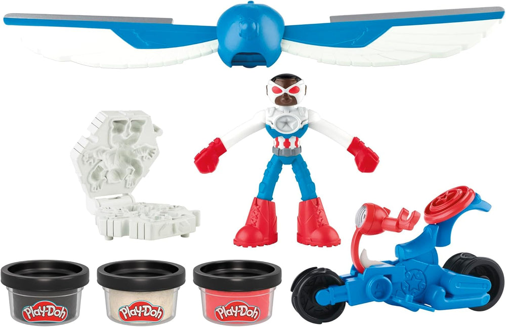 Juguete Marvel Capitán América Moto Niños