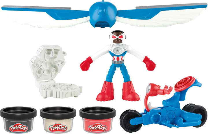 Juguete Marvel Capitán América Moto Niños