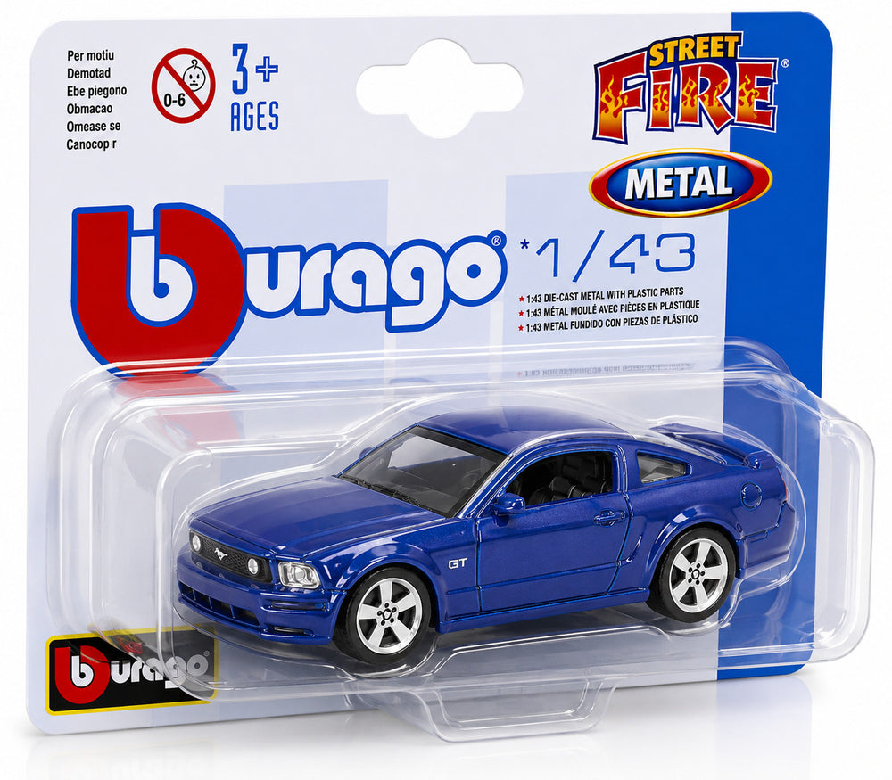 Carro A Escala 1:43 Ford Mustang Gt Azul