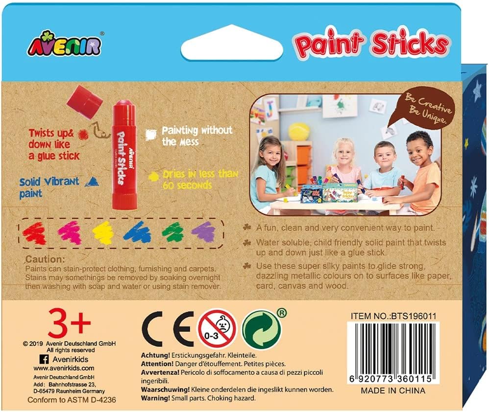 Set Marcadores Lavables metálicos para Niños