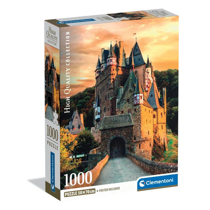 Rompecabezas 1000 Piezas Castillo De Eltz Clementoni Adultos