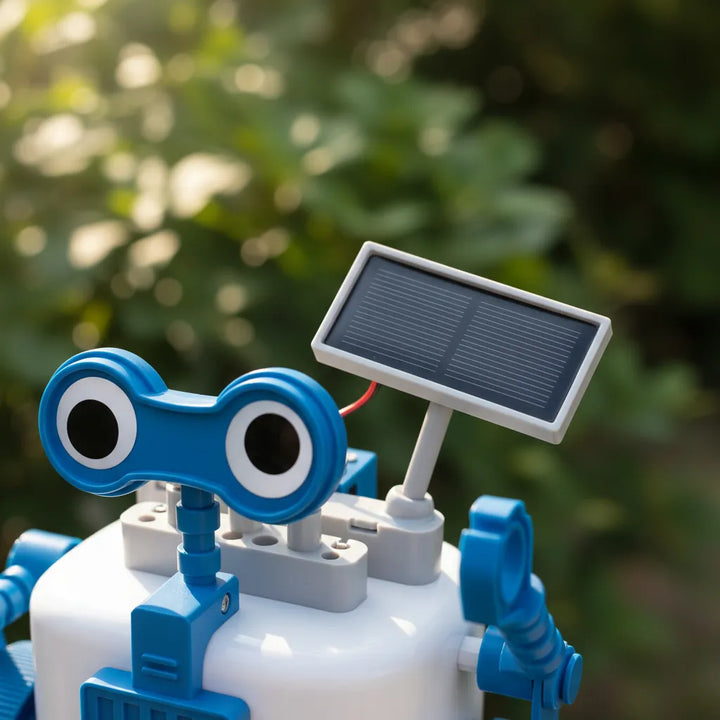 Experimento de juguete :  Robot de energía solar