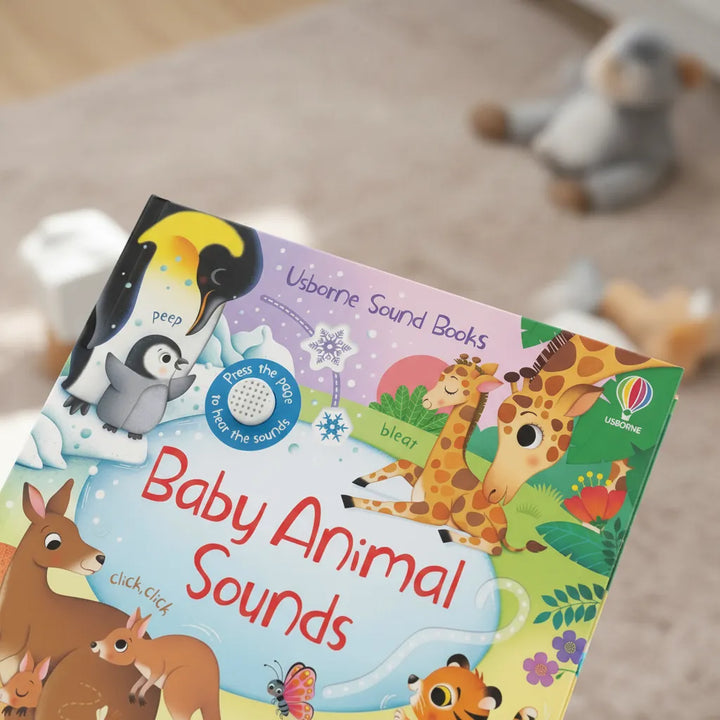 Libro Didáctico Con Sonidos Animales Bebés Para Niños