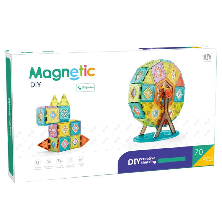 Juego Construcción Magnético Ruleta 70 Piezas