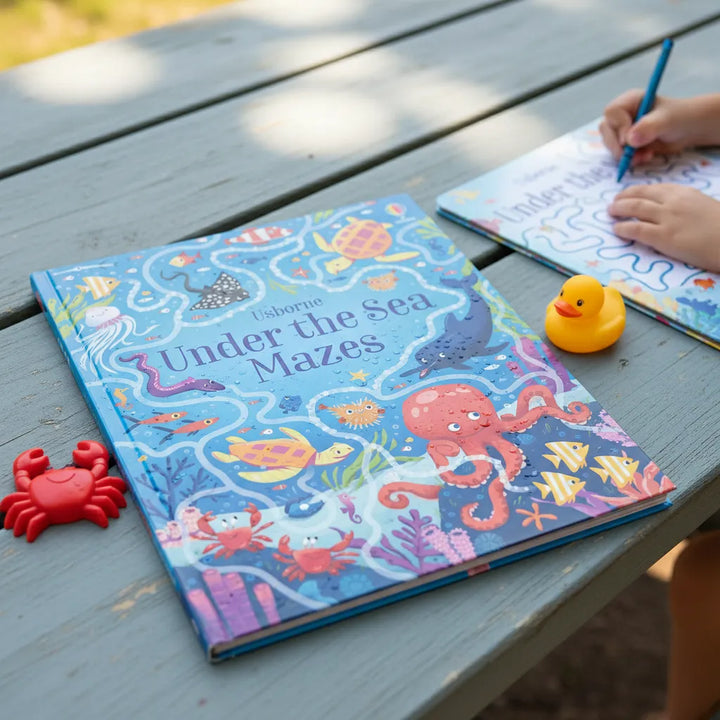 Libro Infantil Laberintos Bajo El Mar Para Niños