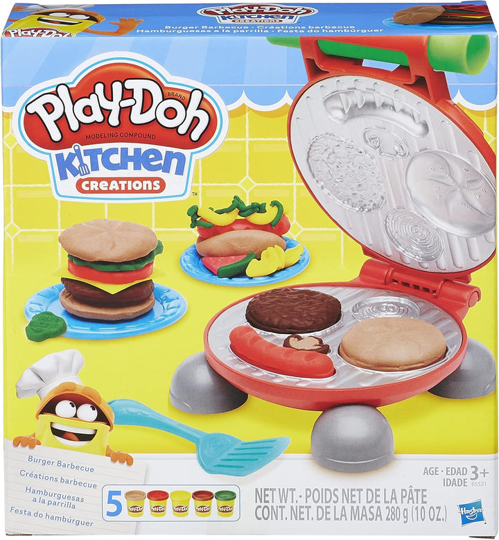 Juguete Play-doh Parrilla Hamburguesas Niños