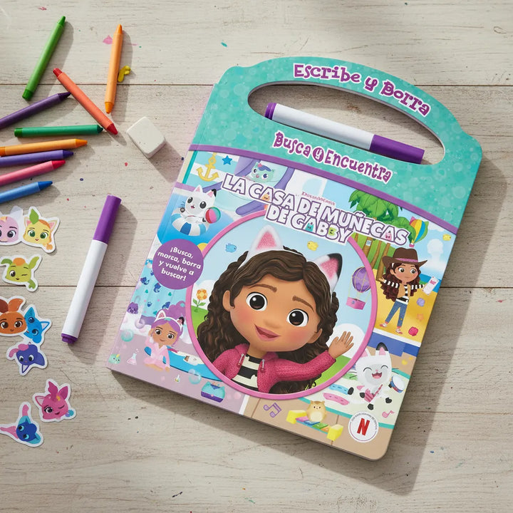 Libro Didáctico Ilustrado Escribe Y Borra La Casa Para Niños
