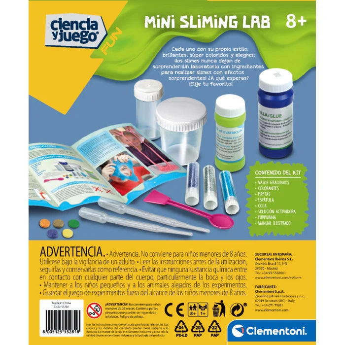 Kit Científico Para Crear Slime Para Niños
