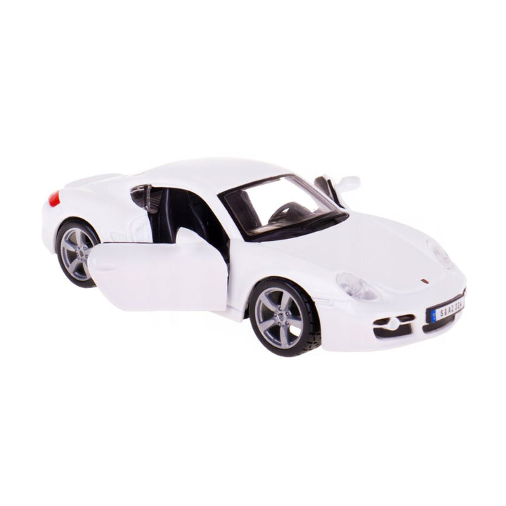Carro Coleccionable Bburago 1:32 Porshe Cayman S Blanco