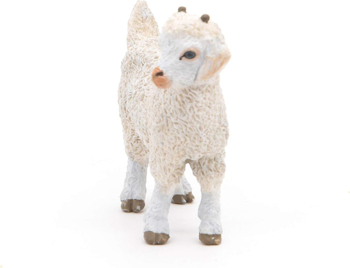 Figura Coleccionable Cabrito Angora Pintado A Mano Papo