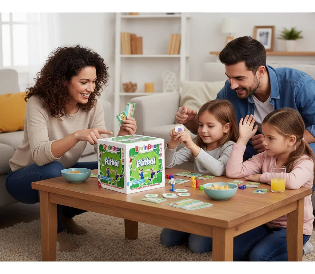 Juego De Mesa Brainbox Futbol Estrategia Para Niños Familia
