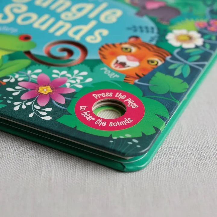 Libro Didáctico De Sonidos Jungla Interactivo Para Niños