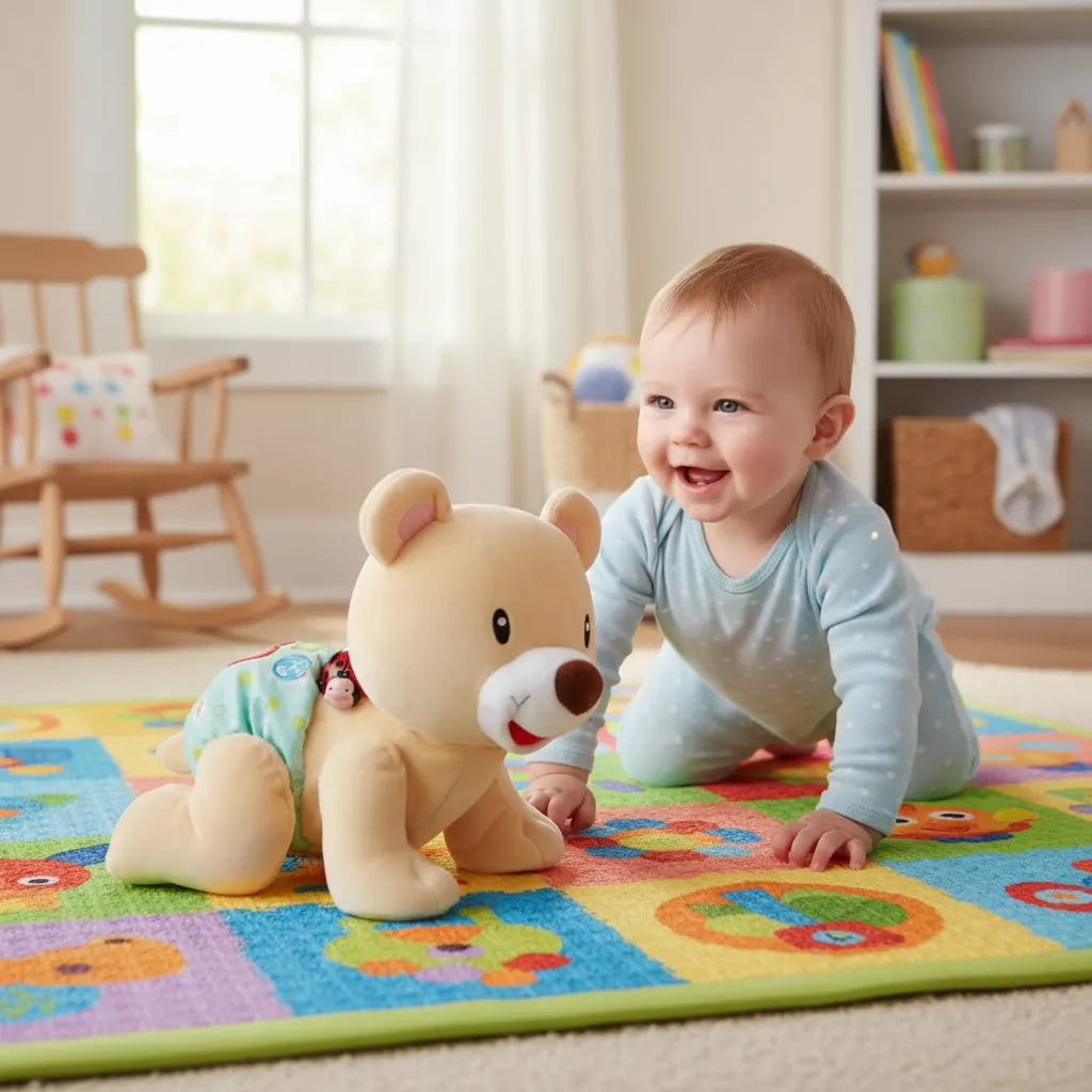 Juguete Interactivo Osito Gateos Para Bebés