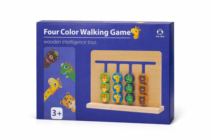 Juego Didáctico Laberinto En Madera Animales Para Niños