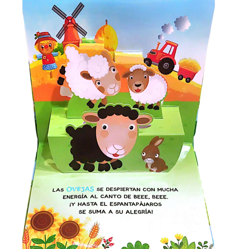 Libro Infantil Pop Up En La Granja Con Animales