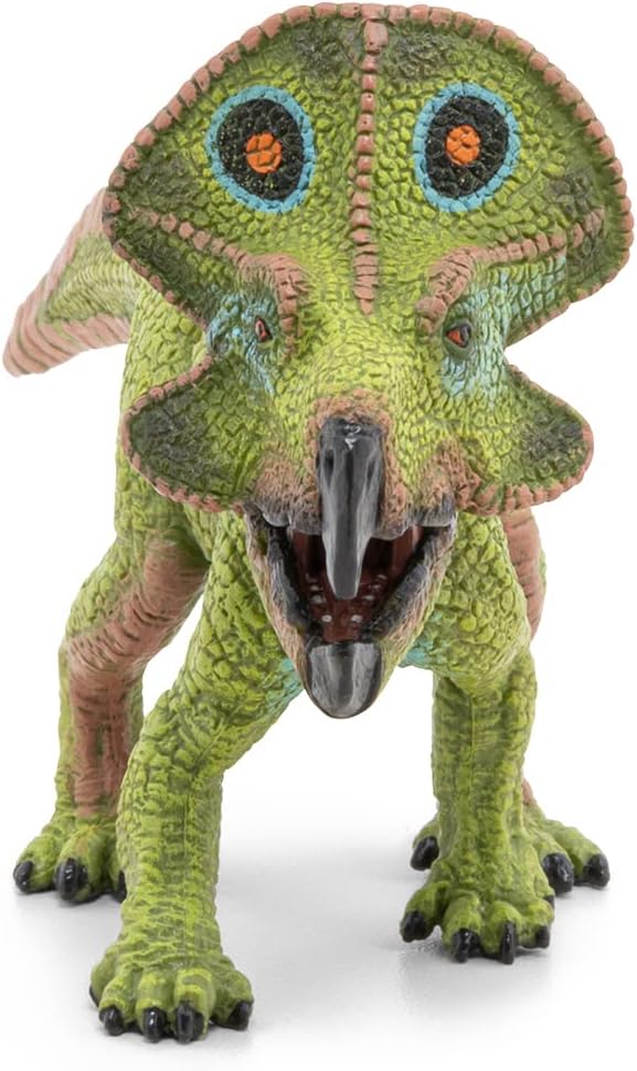 Figura Coleccionable Protoceratops Pintada A Mano