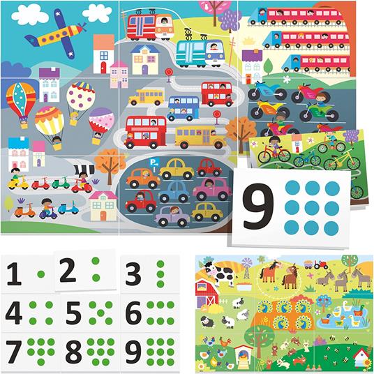 Juego Educativo Flashcards Para Aprender A Contar