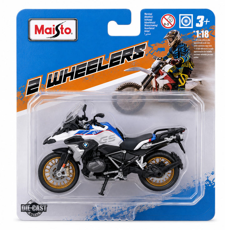 Moto Coleccionable Escala 1:18 Maisto Bmw R1250 Gs Blanco