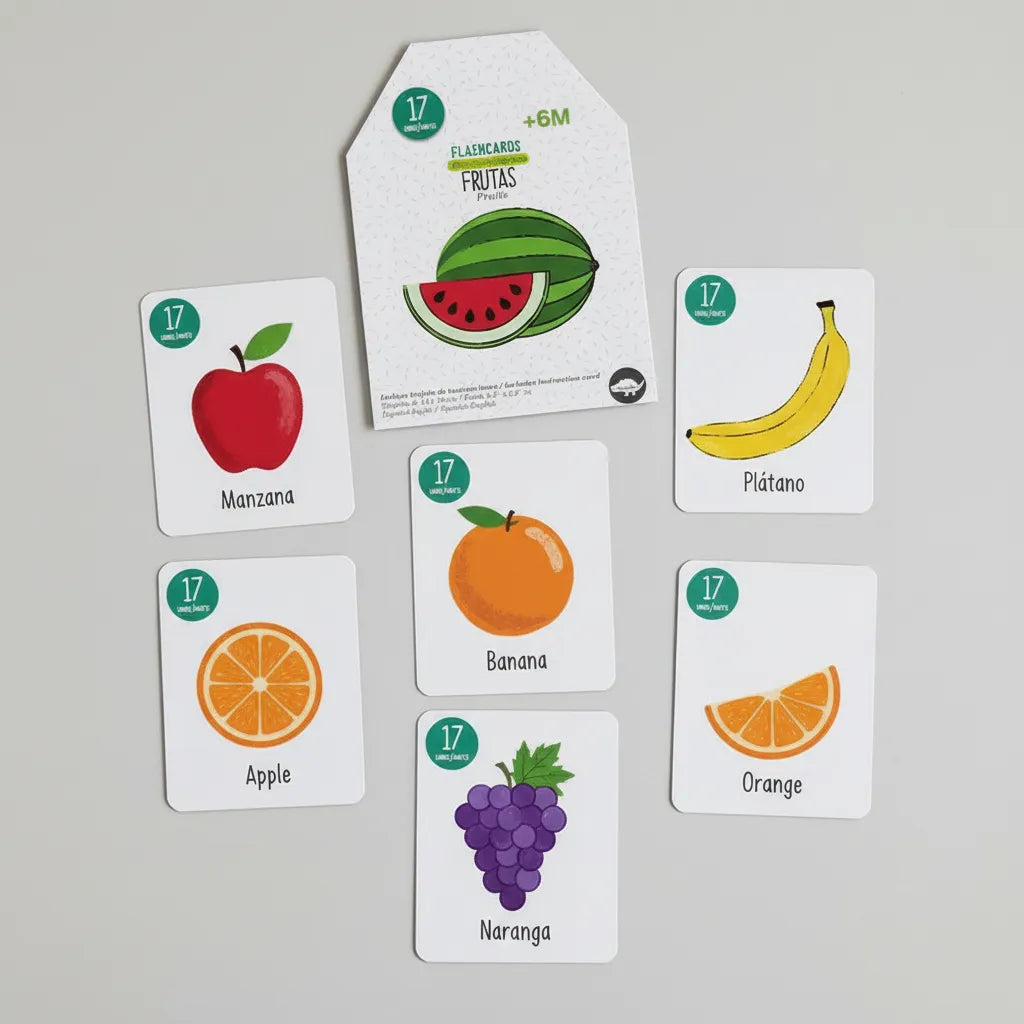 Flahscards Las Frutas Cartas Didácticas