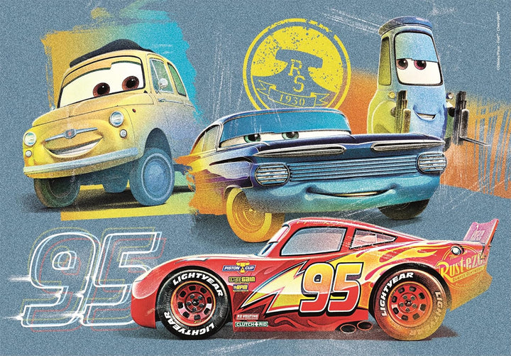 Rompecabezas 2x20 Piezas Cars Para Niños