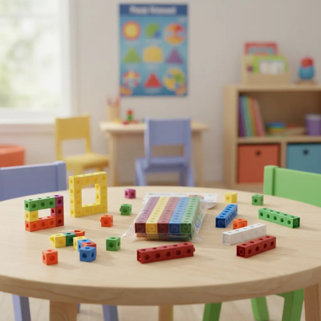 Juego Didáctico Matemático De Construcción Para Niños