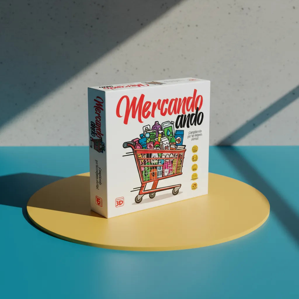 Juego De Mesa Mercando Ando Estrategia Para Niños